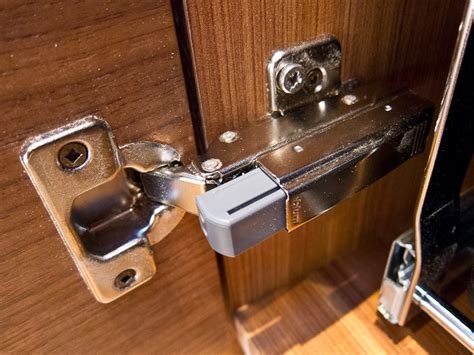 Both limit the swing to 86 degrees. . Cabinet door hinge restrictor